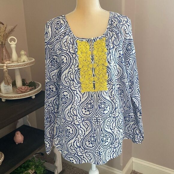 EUC Talbots 100% Cotton Top(size Large) - Picture 1 of 6